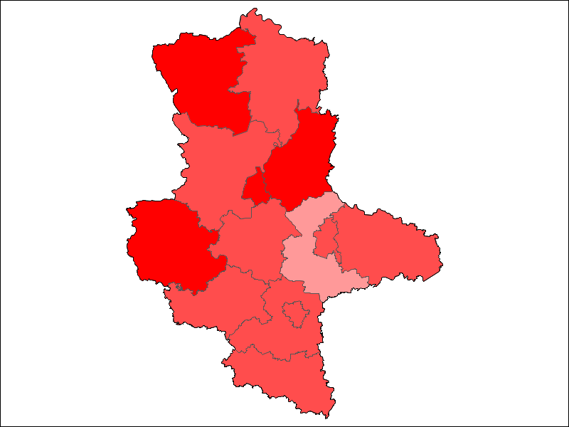 Anteil Zweitstimmen - SPD