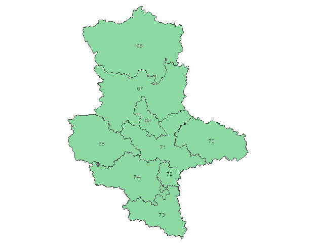 Draufsichtskarte von farbe