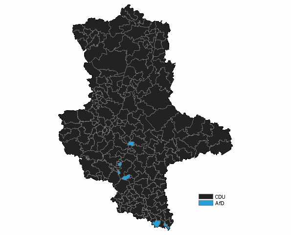 Draufsichtskarte von farbee