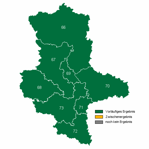 Karte Wahlkreiseinteilung