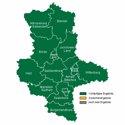 Karte Landkreise und Kreisfreie Städte