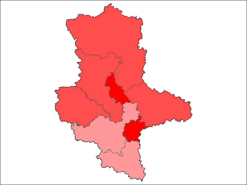 Anteil Zweitstimmen - SPD 