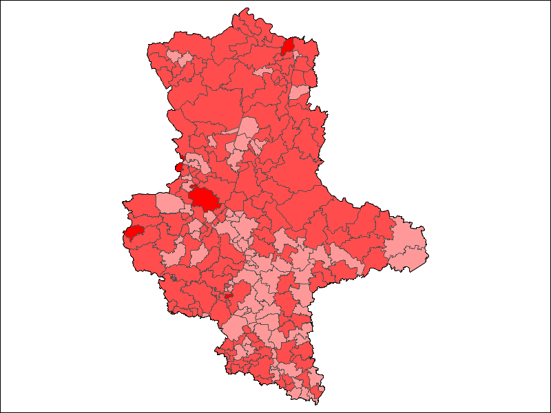 Anteil Stimmen - SPD