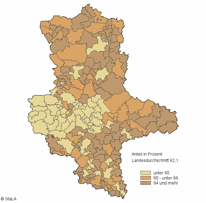 Draufsichtskarte von farbew