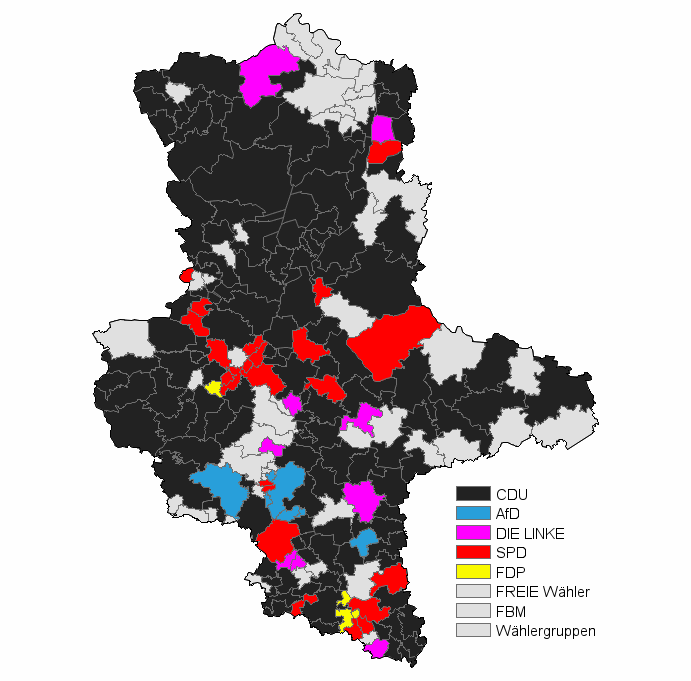 Draufsichtskarte von farbez