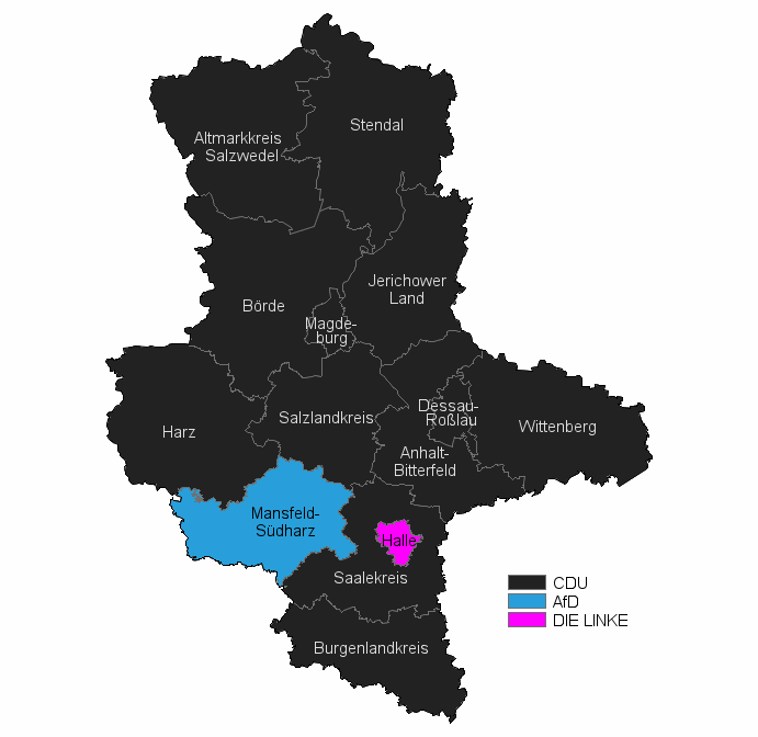 Draufsichtskarte von farbez