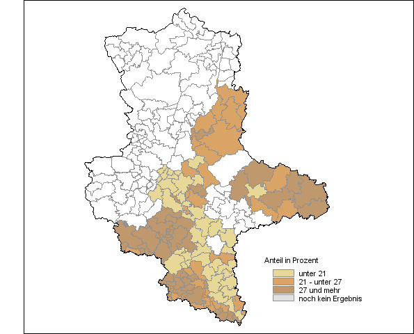 Draufsichtskarte von farbew