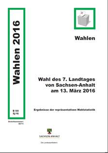 Landtagswahl am 13.03.2016 - Repräsentative Wahlstatistik 